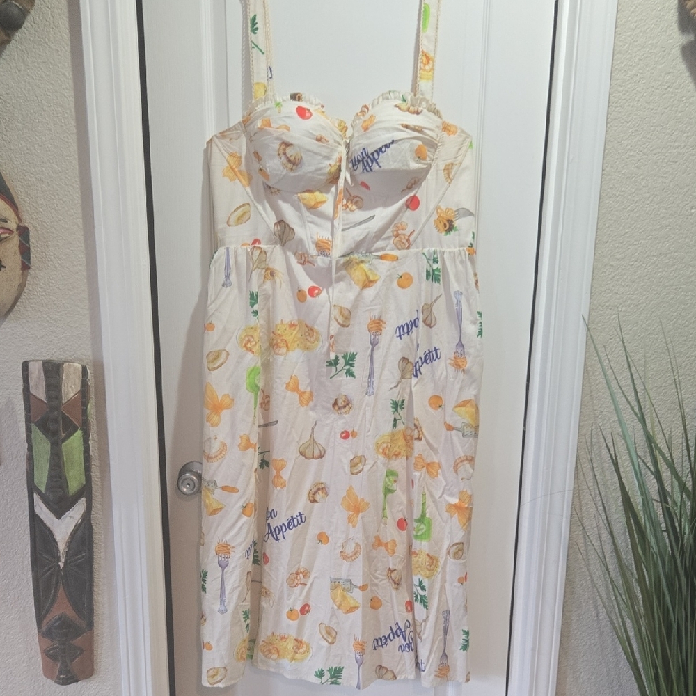 Fashion Nova White Floral Midi Dress